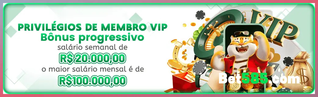 BET585 bônus — cashback 15 por cento e níveis VIP
